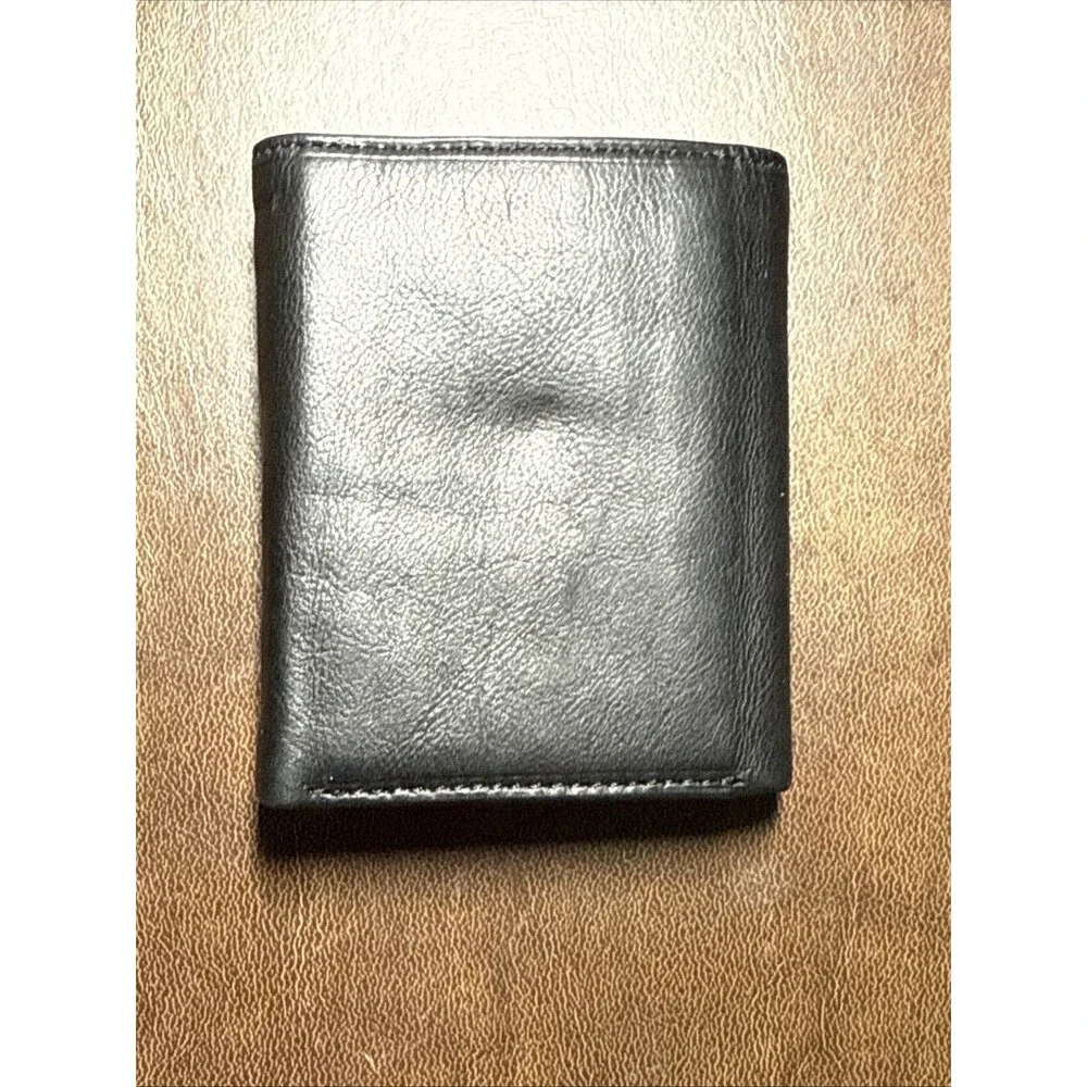 Paul & Taylor Men's Genuine Leather Trifold Wallet w/ Foldouts - Soft Supple EUC